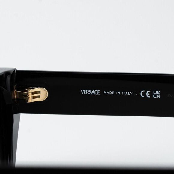 Versace Women Sunglasses Black Grey Cat Eye VE4488U GB1/87 NEW AUTHENTIC main image 7